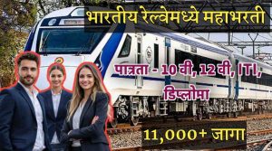 भारतीय रेल्वेत 10 वी पास वर 11000+ जागांची महाभरती RRB ALP Bharti 2026