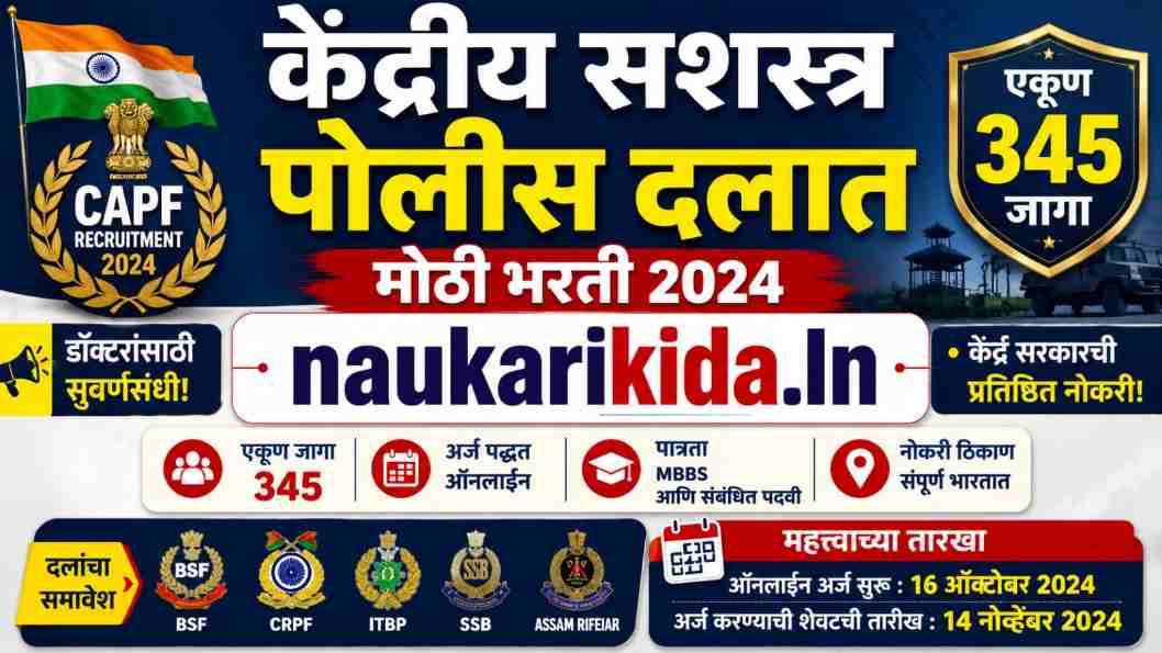 CAPF Medical Officer Bharti 2024